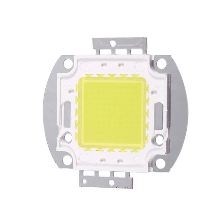 Nhân LED 12V 100W Màu Trắng Sáng/Vàng Ấm