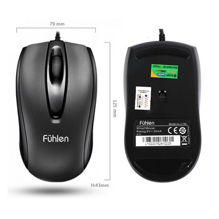 Chuột Fuhlen L102 NHẬP KHẨU