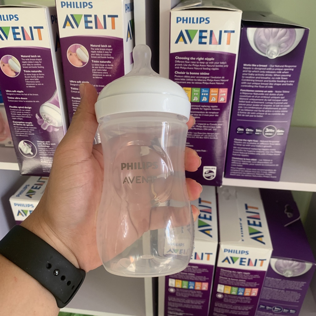 Bình sữa Philips AVENT Natural 260ml mẫu 2021 núm số 3