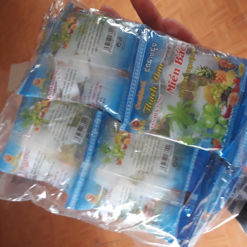 Bịch 20 gói thạch dừa Miền Bắc thơm ngon