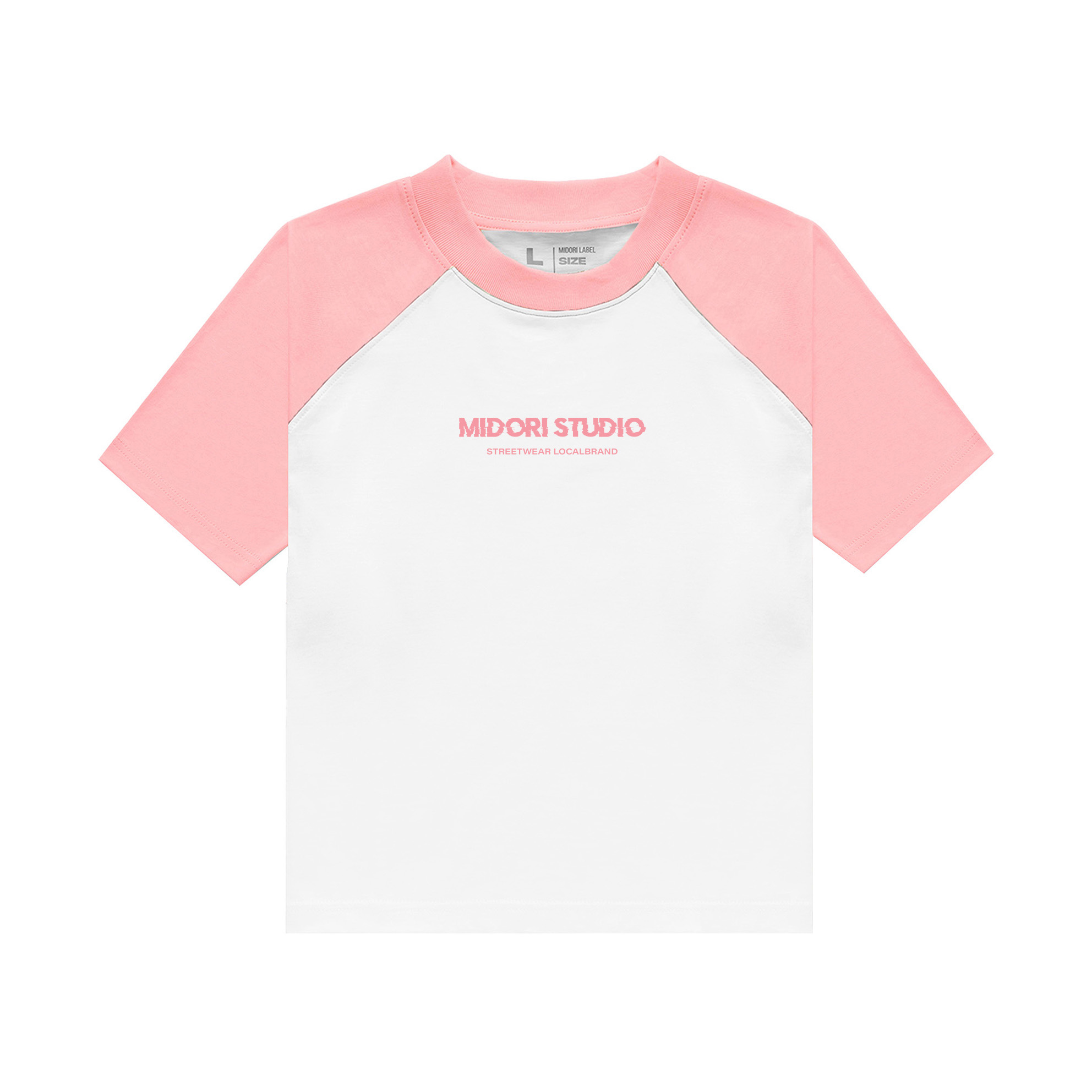 Áo thun Baby Tee Raglan BASIC unisex phông Nam Nữ Local Brand Chính Hãng M Studio