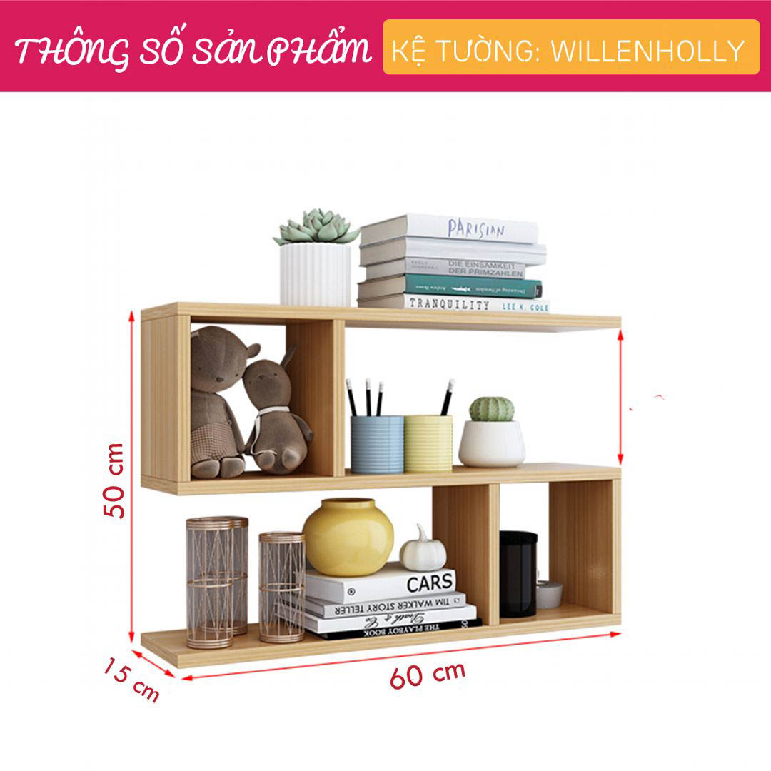 Kệ trang trí mini tiện dụng SMLIFE Willenholly