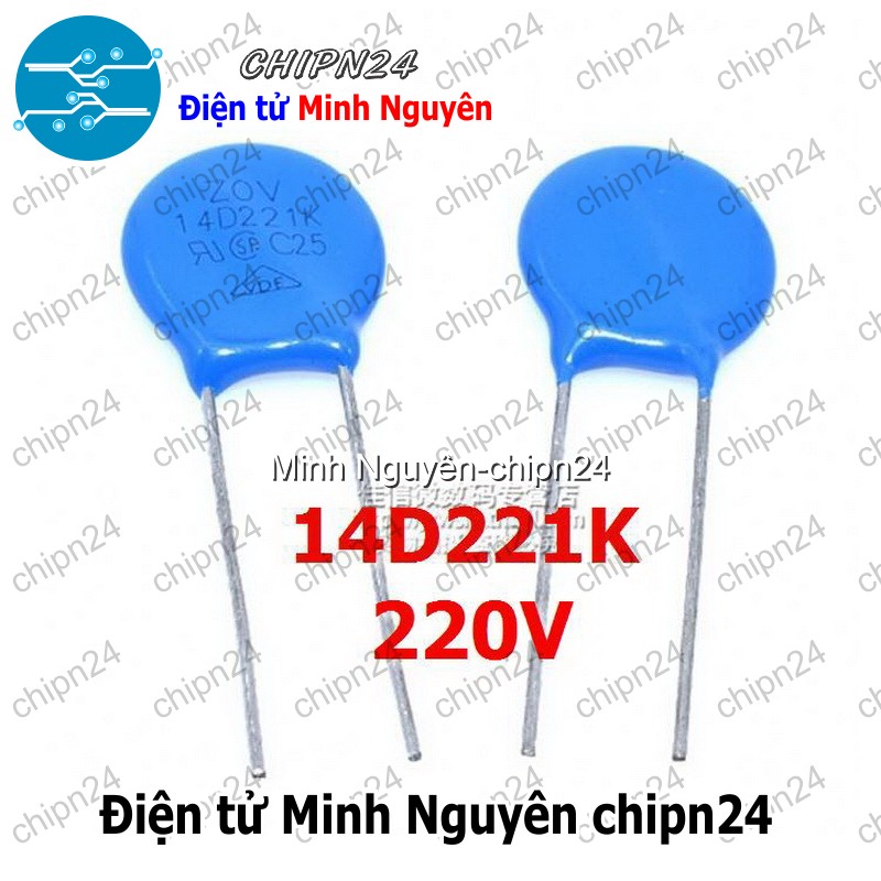 [5 con] (F241) Tụ Chống Sét 14D (22V/27V/33V/39V/47V/56V/68V/120V/150V/200V/220V) - [Chọn Loại] - HHH.00004