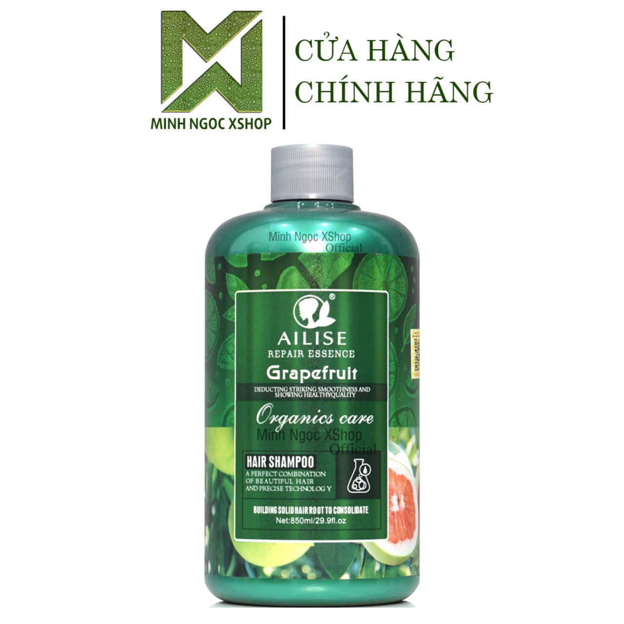 Dầu gội phục hồi chống rụng, kích mọc tóc tinh chất bưởi AILISE Grapefruit 850ML chính hãng