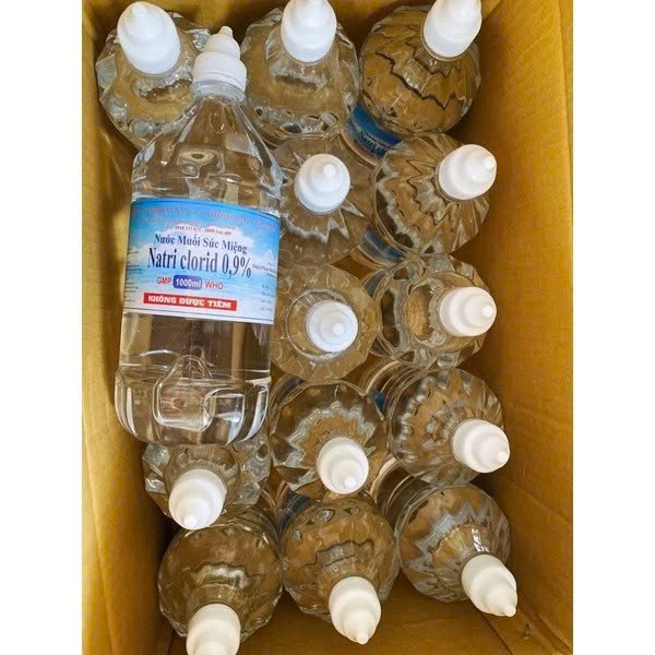 NƯỚC MUỐI SINH LÝ BIWATA 0.9% COMBO 2 CHAI 1000ML | NATRI CLORID SÚC MIỆNG RỬA MŨI VỆ SINH DA HẰNG NGÀY