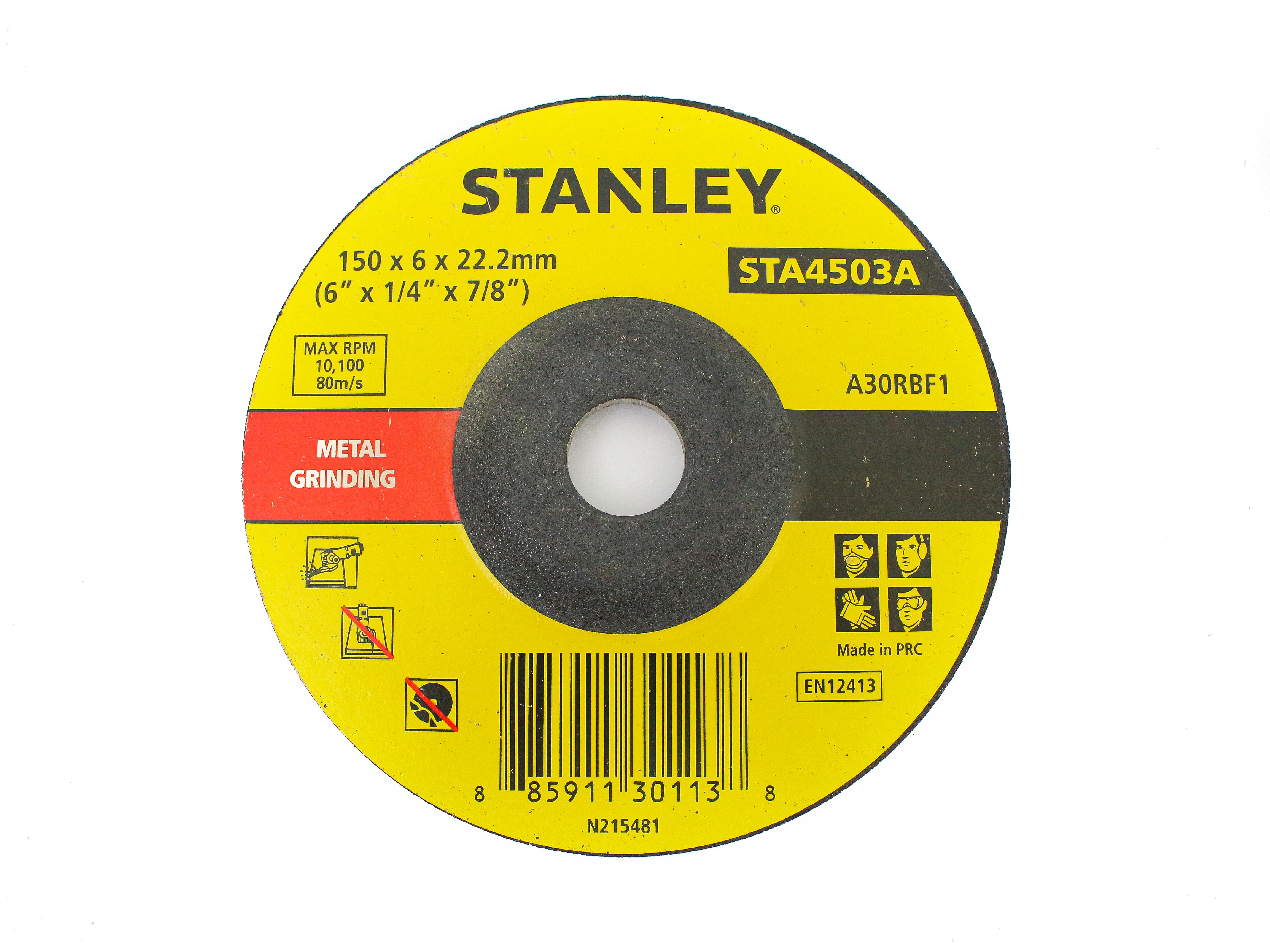 Đá mài 150 x 6.0 x 22mm Stanley STA4503A