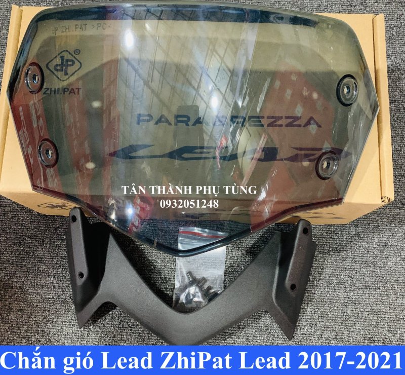 Kính chắn gió chính hãng Zhipat cho Lead mới (2017-2021)- Đen Khói
