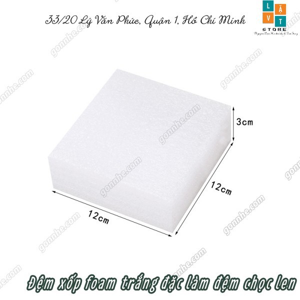[HCM][Handmade - Len chọc] Đệm chọc len bằng mút xốp Foam