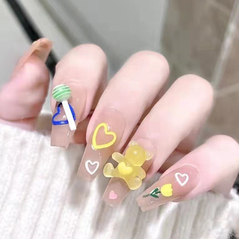 SÉT GẤU MIX MÀU 15 CÁI