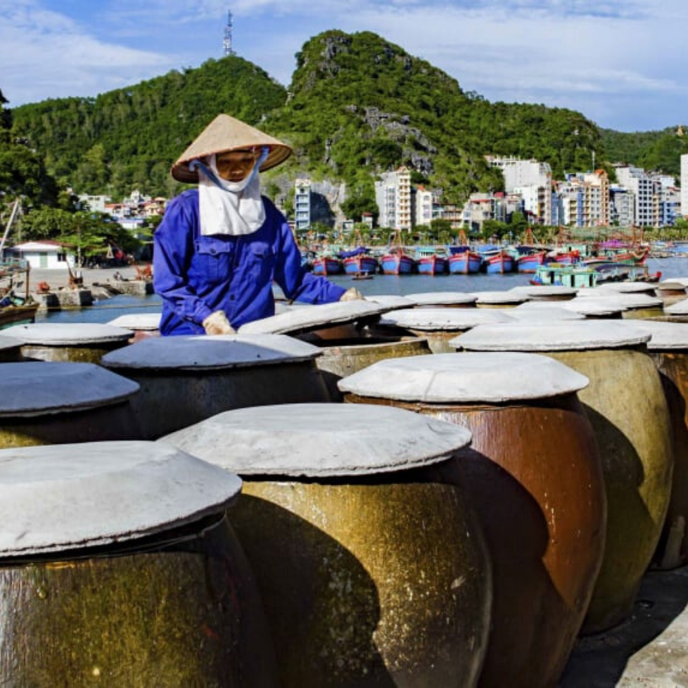 Nước mắm Chắt Cá Nhâm Cát Hải (1 lít)