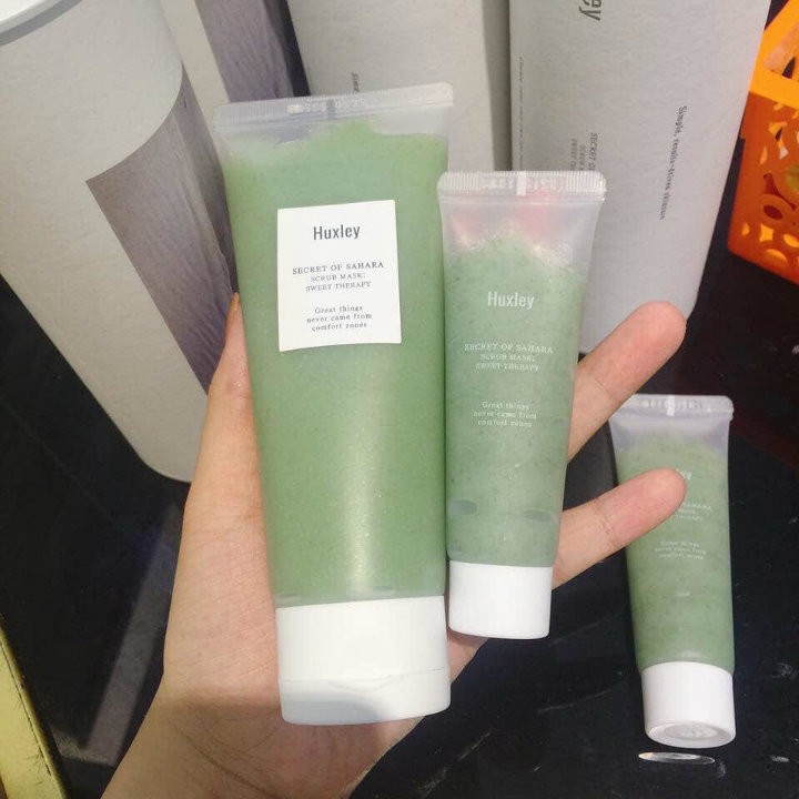 [30g/120g] tẩy da chết huxley secret of sahara - scrub mask sweet therapy, sản phẩm tốt với chất lượng, độ bền cao và được cam kết sản phẩm y như hình