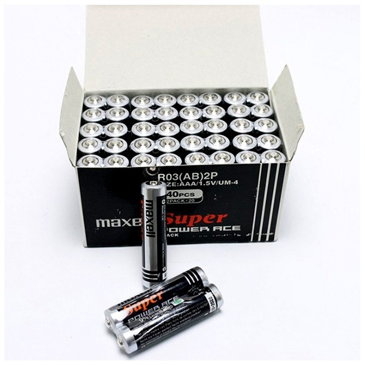 [CHÍNH HÃNG] Vỉ 2 viên Pin đũa AAA Maxell màng co