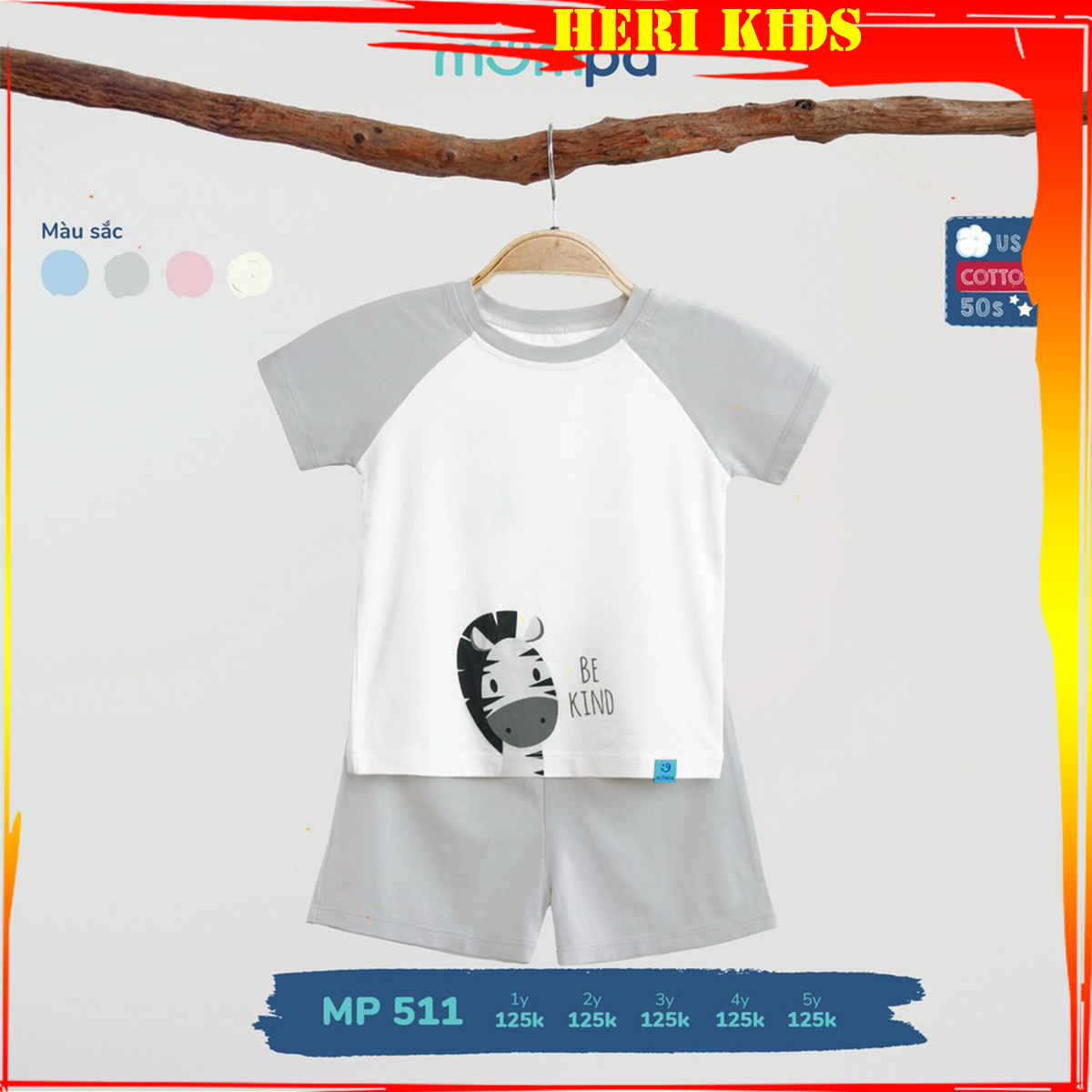 Mompa - Bộ cộc tay cổ tròn 511