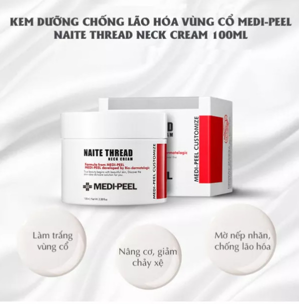 Kem Dưỡng Cổ Medil Peel Nate Thread Neck Cream 100ml