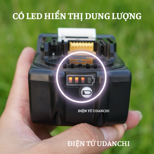Pin đóng Makita 18V nhận sạc zin, đóng cell Samsung chính hãng
