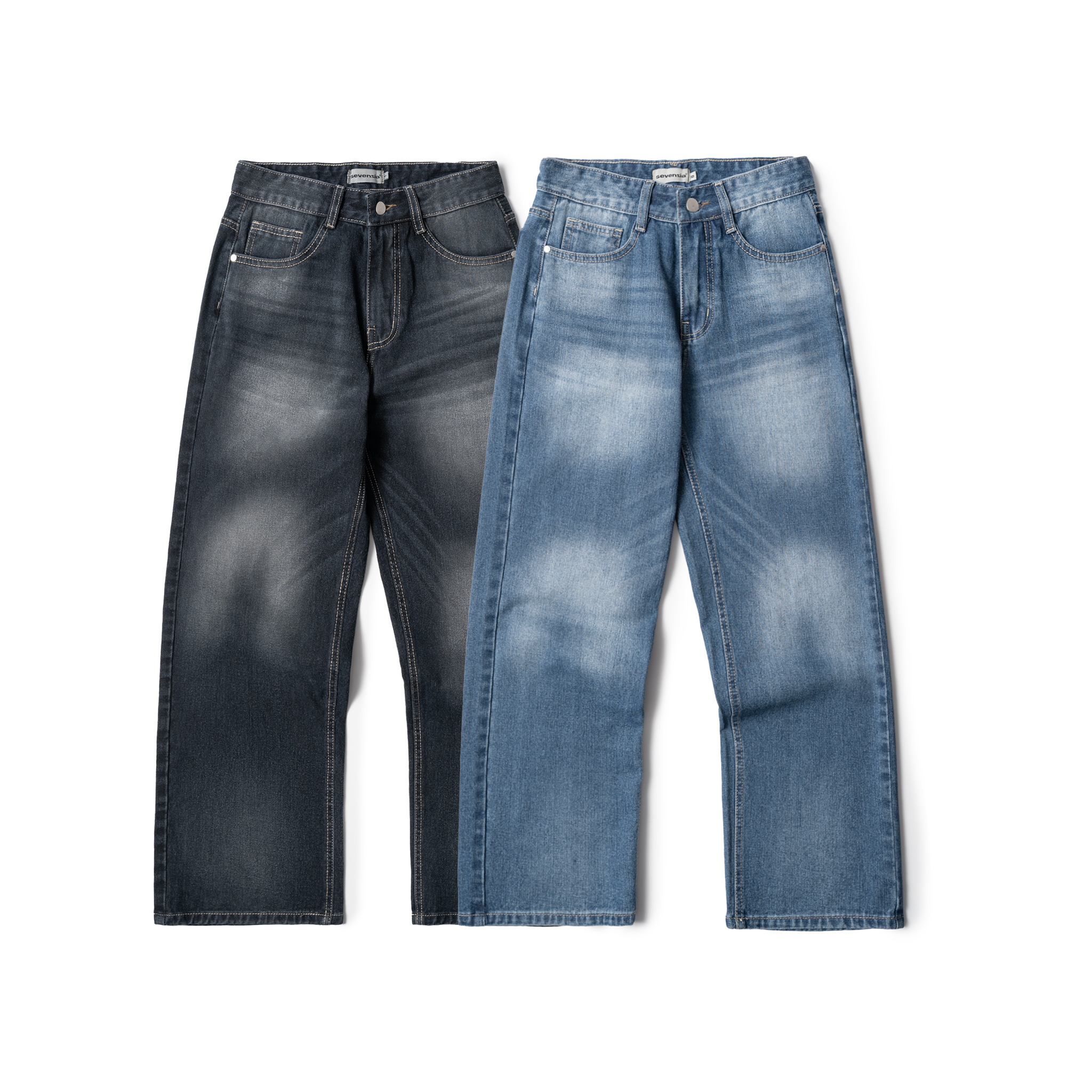 Quần jeans washed SEVENZIA®