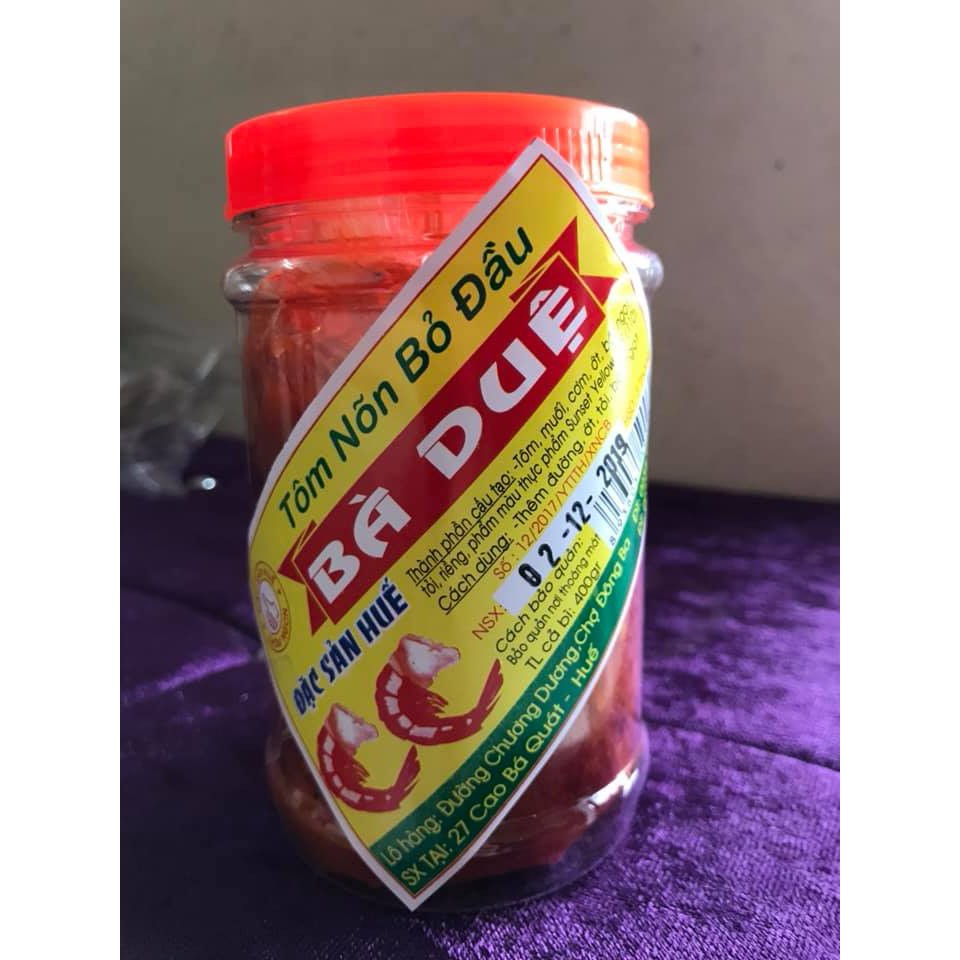 Tôm chua Bà Duệ tôm nõn bỏ đầu 400g [Đặc sản Huế]