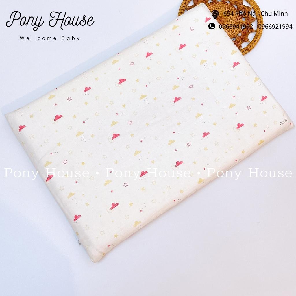Gối cao su nous - gối cao su non nu mây chống ngạt cho bé chính hãng kt 50*30cm