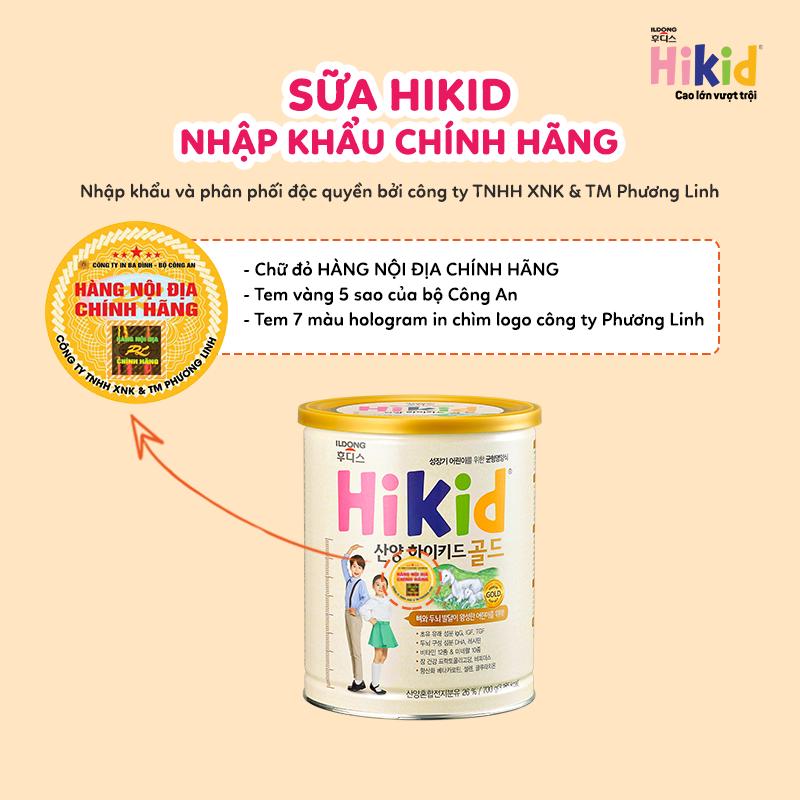 Sữa Hikid - Hàn Quốc Vị Vani