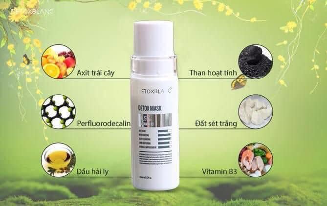 MẶT NẠ SỦI BỌT THẢI ĐỘC DETOX BLANC 01 (MẪU MỚI NHẤT)