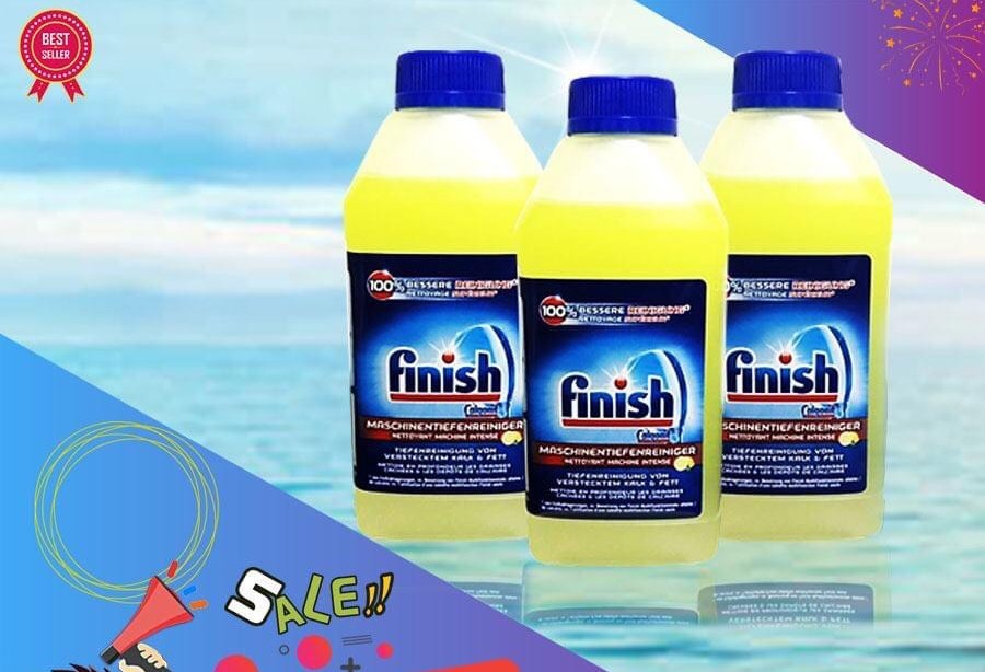 Vệ sinh máy rửa bát Finish 250ml