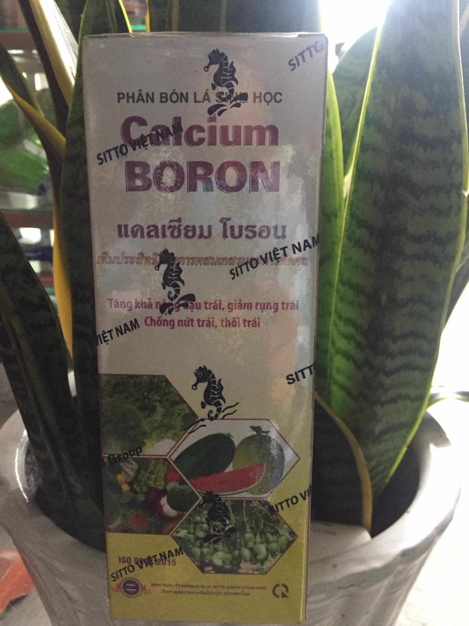 Phân bón lá sinh học Calcium BORON 500ml, Sitto Việt Nam