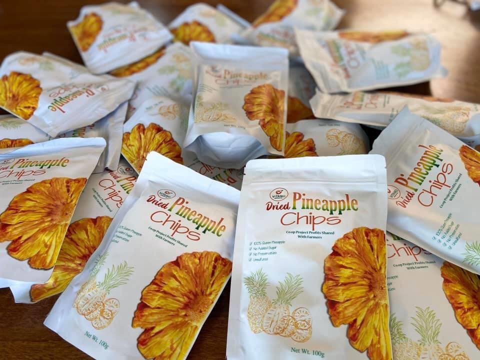 Dứa / Khóm Tắc Cậu Sấy Khô Vitano 100 Gram