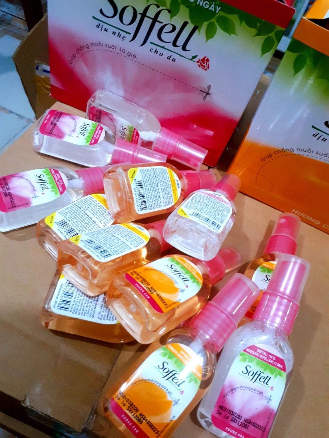 [HCM]Chai xịt muỗi SOFFEll dạng phun sương chai 30ml