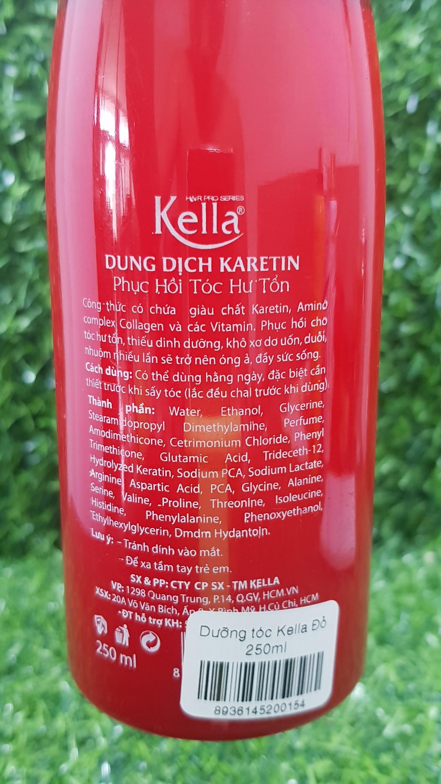 [HCM]Sữa dưỡng tóc Kella phục hồi hư tổn 250ml