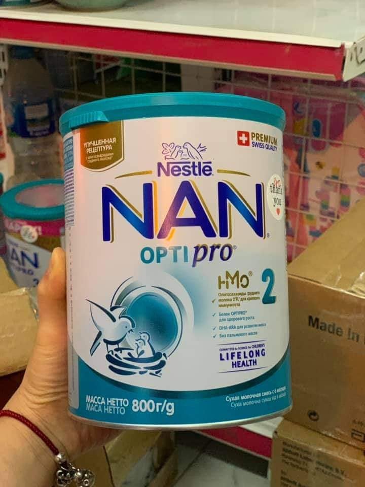 Sữa Nan Nga  HMO Số 2 800G Mẫu Mới - Nan 2