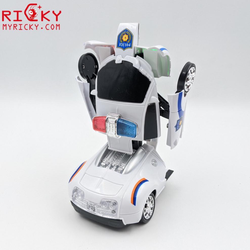 Đồ Chơi Xe CS Biến Hình Robot, Đèn, Nhạc Vui Nhộn