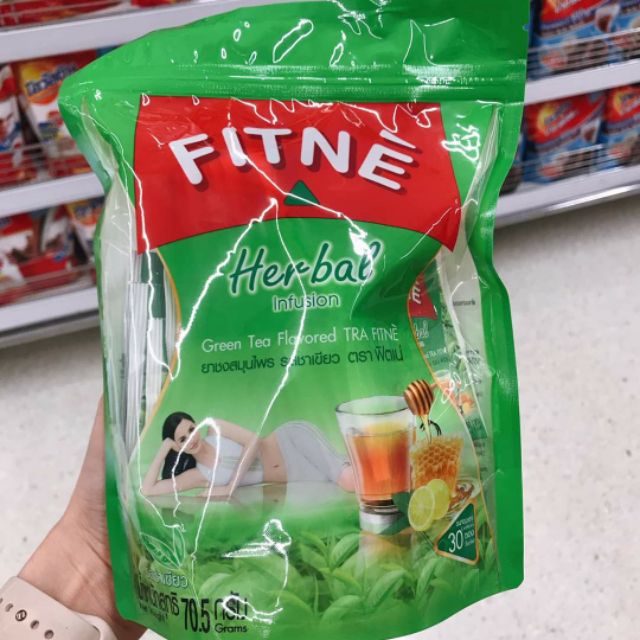 Trà fitne herbal thái lan vị trà xanh túi 30 gói