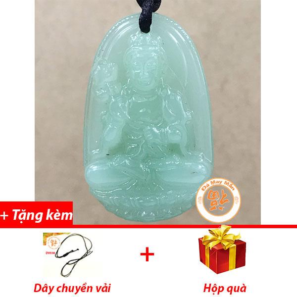 Mặt Dây Chuyền Đại Thế Chí Bồ Tát Mã Não Xanh