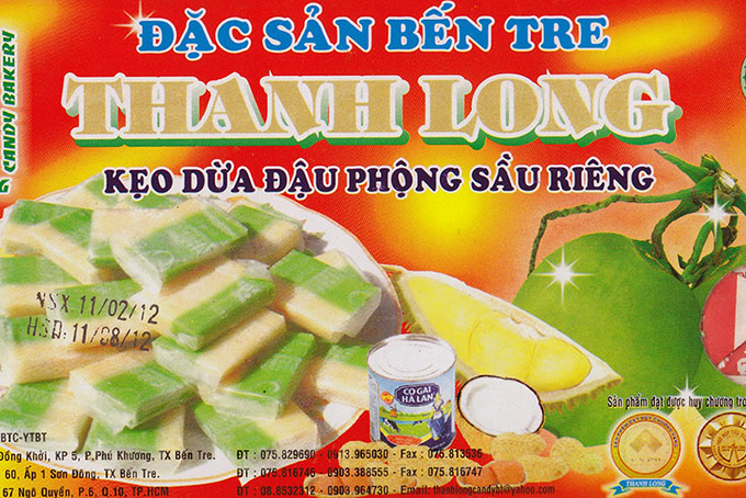 Kẹo dừa bến tre đặc biệt