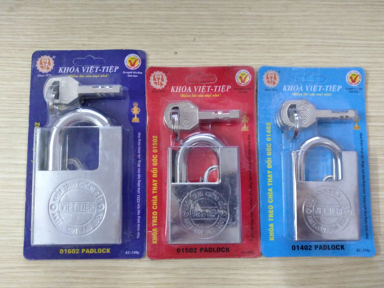 Khóa chống cắt Việt Tiệp - Khóa treo cổng chống cắt chống va đập mạnh Việt Tiệp