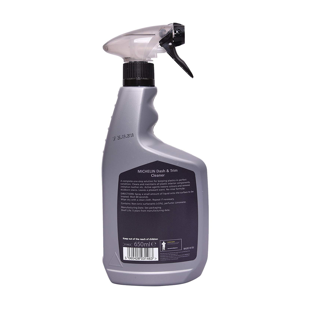 Dung Dịch Vệ Sinh Nội Thất Ô Tô MICHELIN Dash & Trim Cleaner 31463 - 650ml (Hàng Chính Hãng)