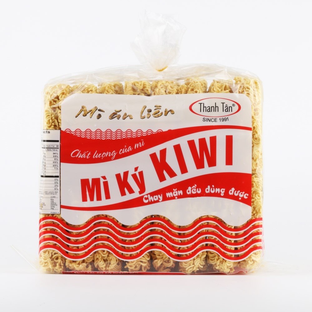 Mì Ký KIWI Thanh Tân bịch 900g (16 vắt mì ăn liền)