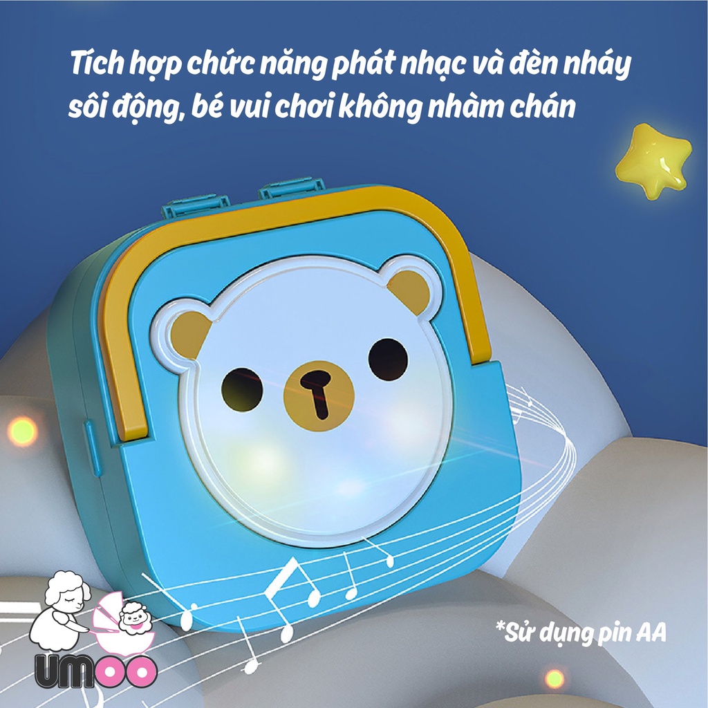 XÚC XẮC ĐÈN NHẠC 10 MÓN UMOO UM-10100