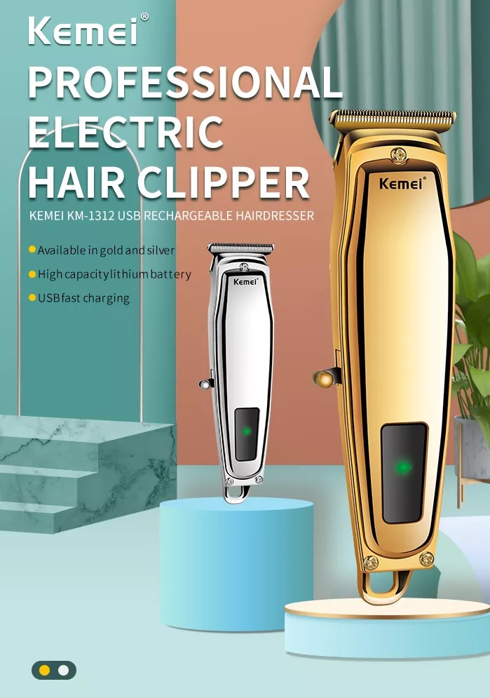 Tông Đơ Cắt Tóc Chấn Viền Kemei Km 1312