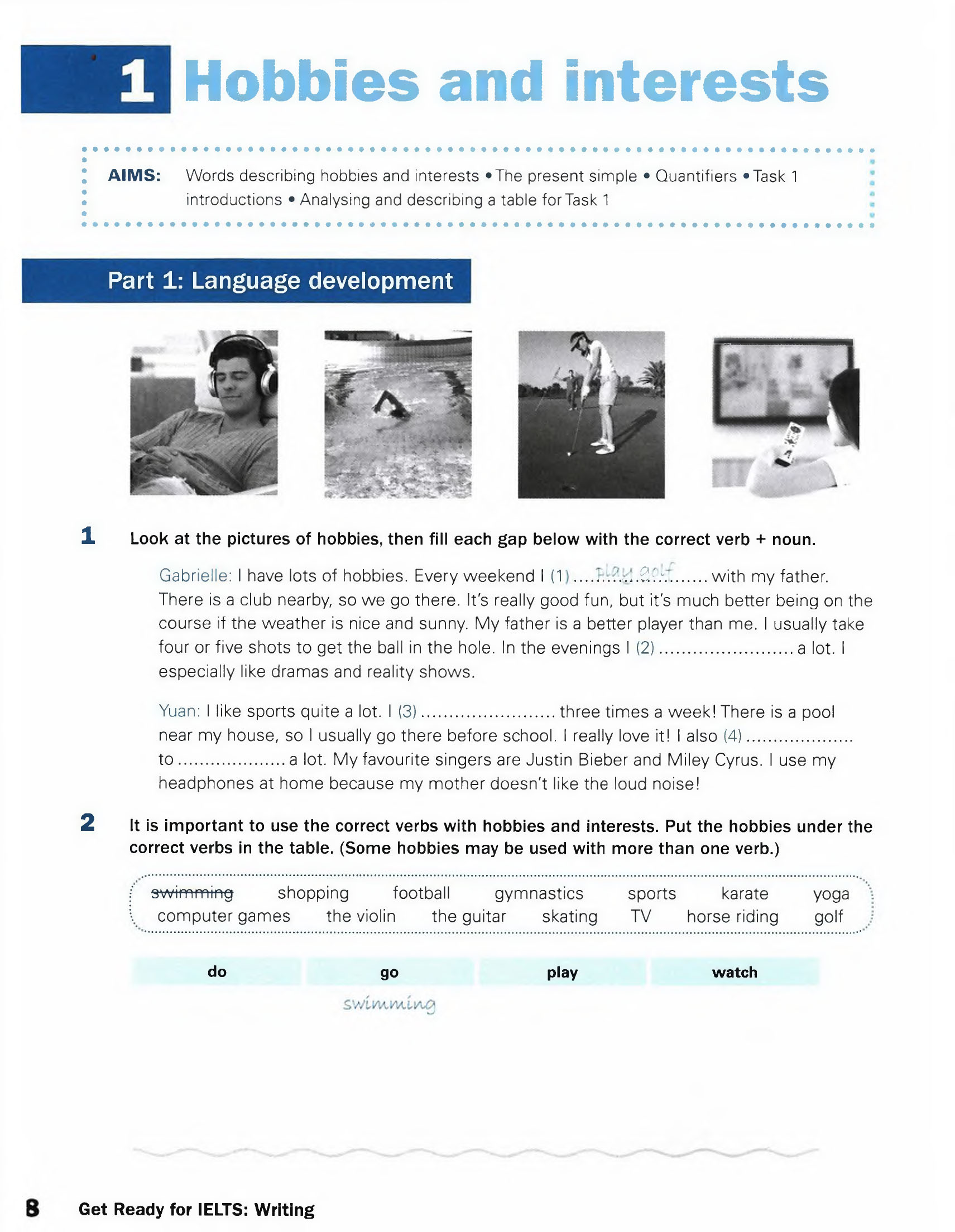 Collins Get Ready for IELTS Writing - Pre-Intermediate A2+ (Sách đen trắng)