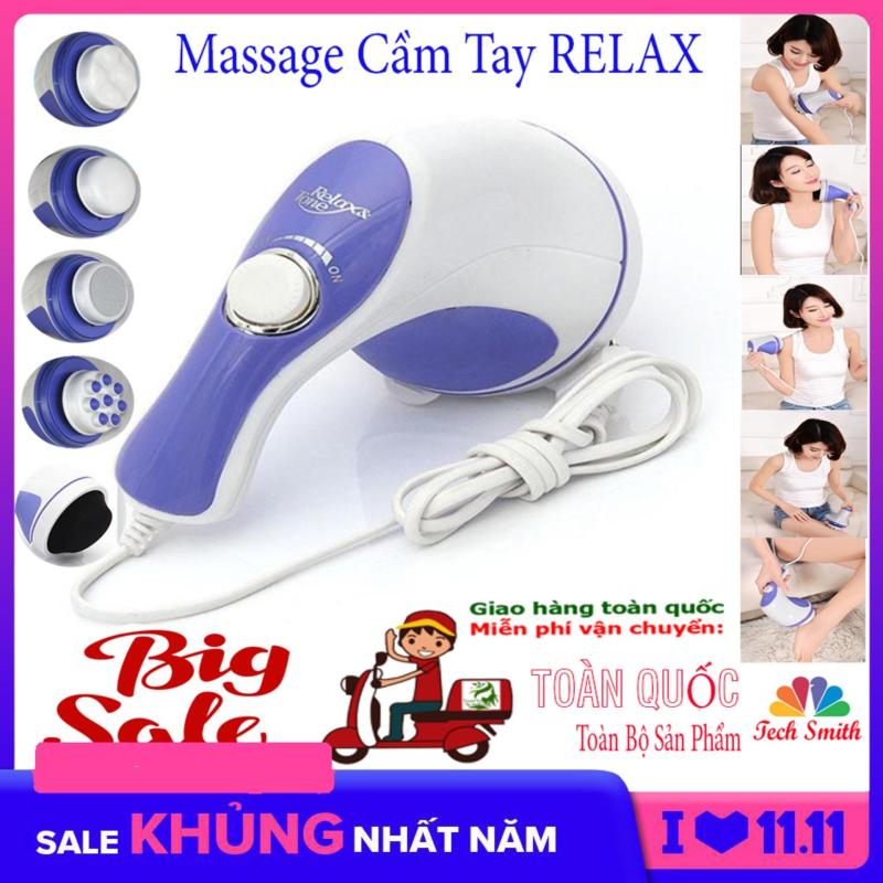 Máy Đấm Lưng Hàn Quốc Massage Cầm Tay 5 Đầu Đánh (Relax)Cao Cấp Giá Rẻ Chất Lượng Vượt Trội Giảm Nhức Mỏi,Xả Trest Hiệu Quả.Giá Hấp Dẫn(-50%) Bh 1 Đổi 32 Mã 049TSM3958