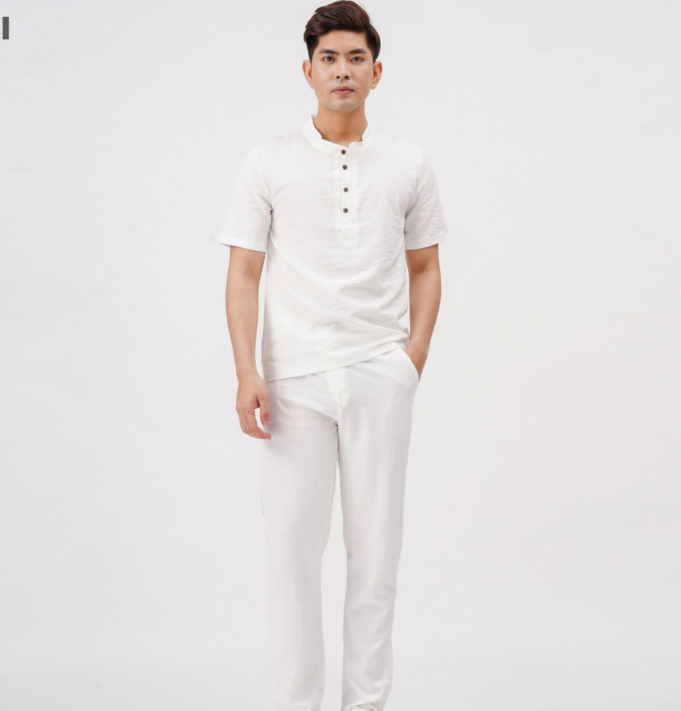 Bộ đũi nam Quần Dài Áo Cộc ( Mát - Nhẹ Như Không) BD132