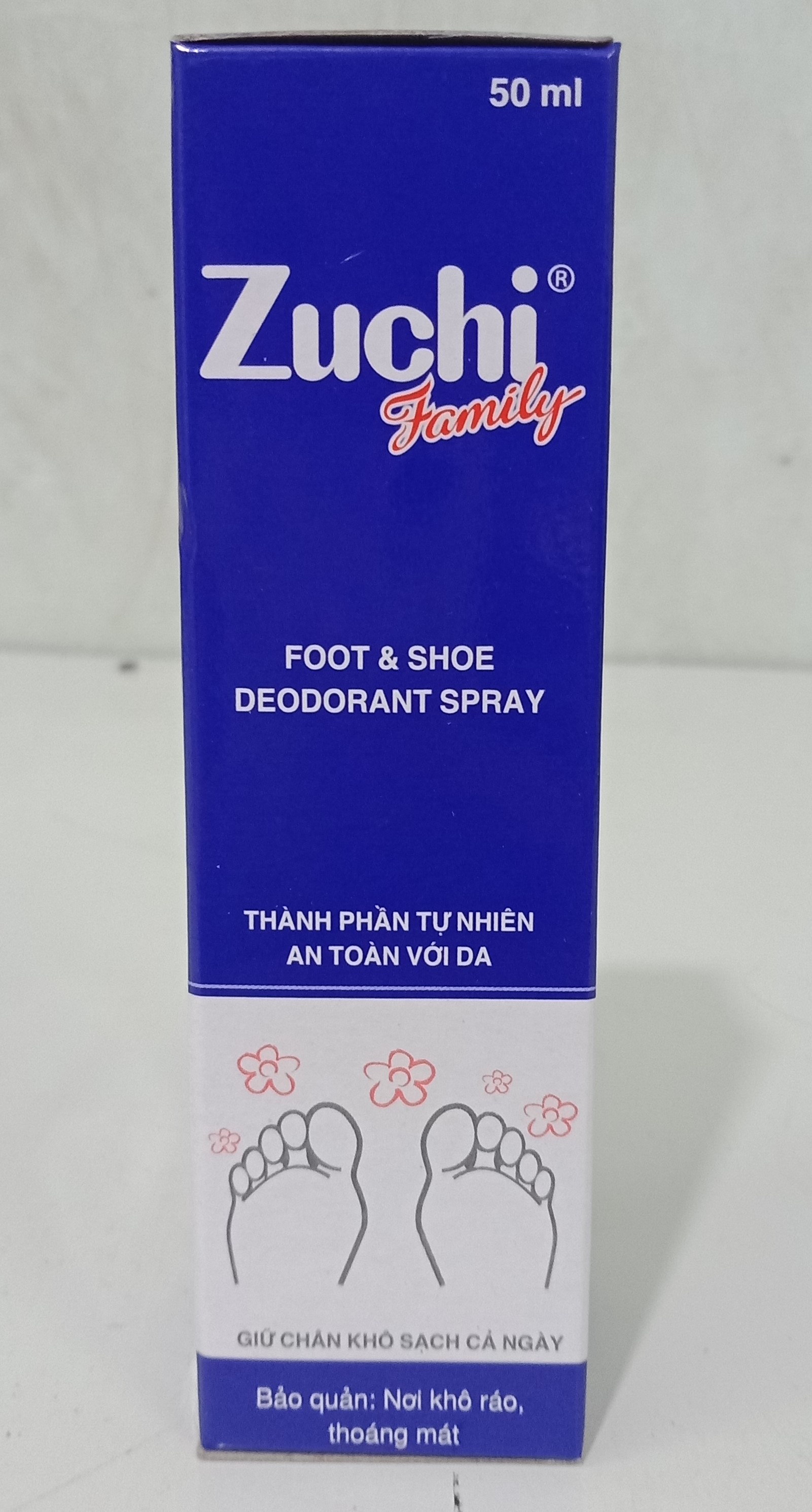 Combo 2 chai ZUCHI – Xịt khử mùi giày (50ml)