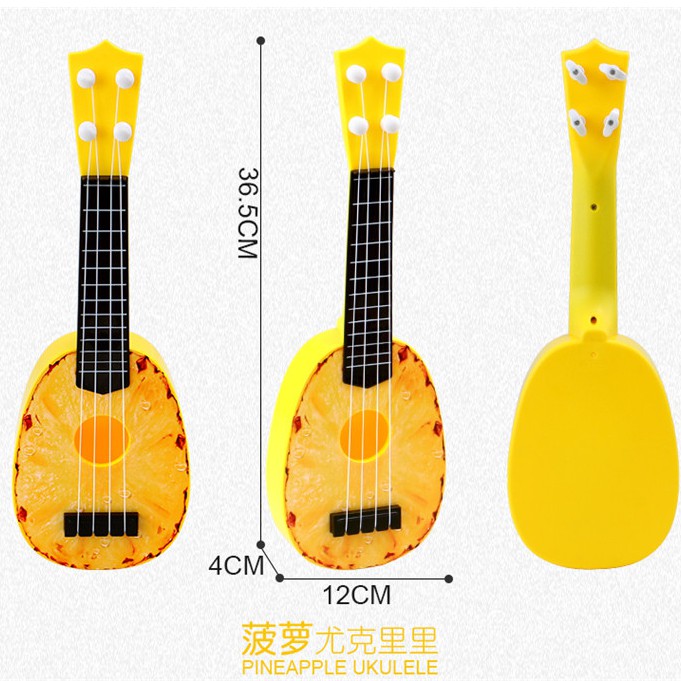 Đàn Ukulele Mini Trái Cây cho bé - Đàn hoa quả - Đàn dưa hấu