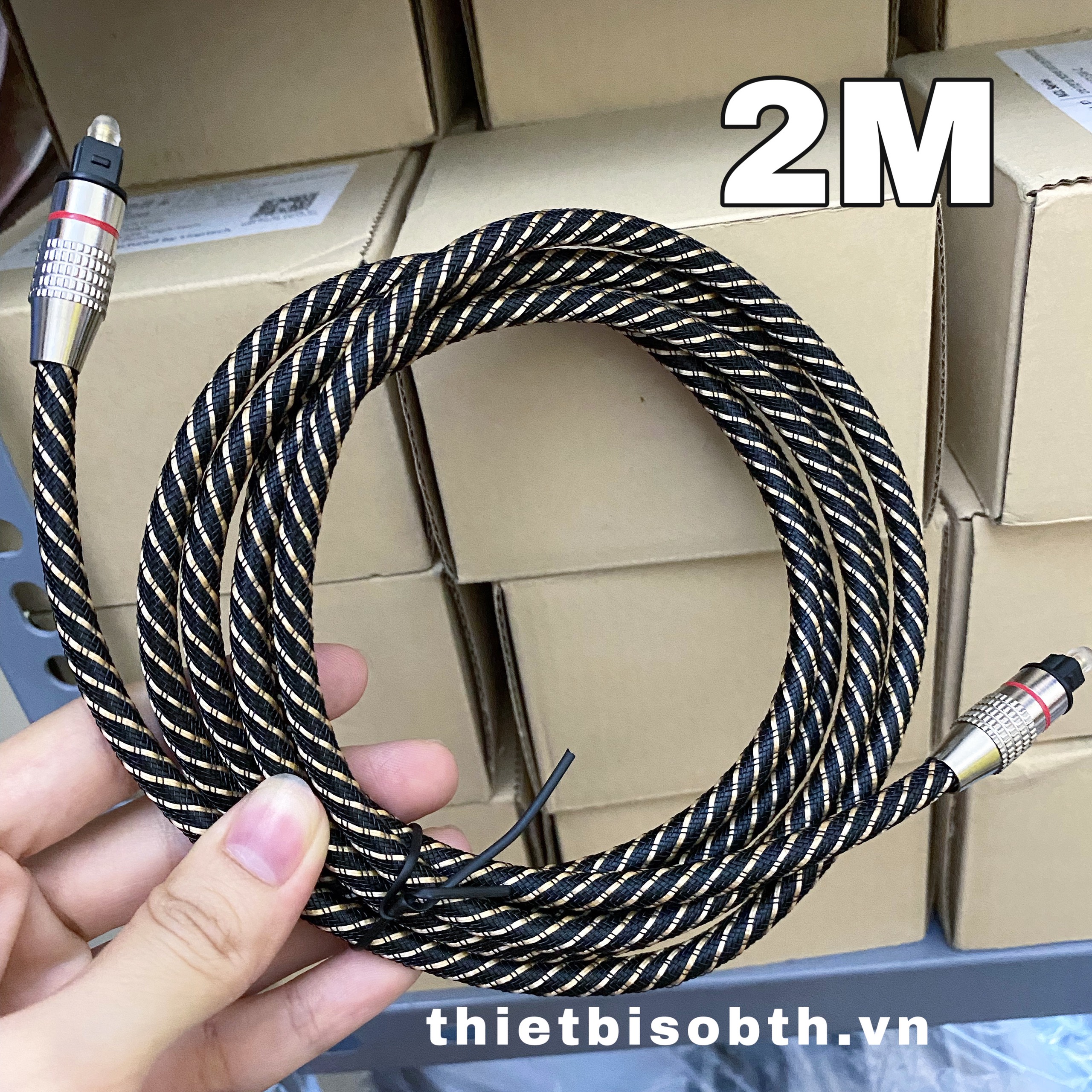 Dây Quang Âm Thanh Bọc Dù Chất Lượng Cao Optical 2M