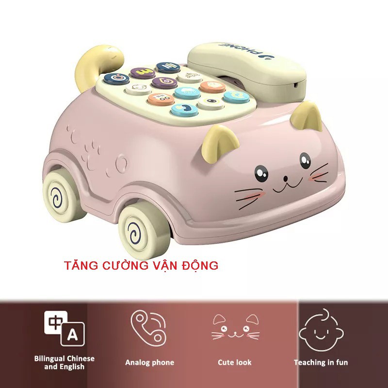 Điện Thoại Đồ Chơi Hình Mèo Siêu CUTE