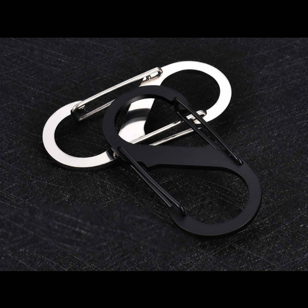 Móc khóa chữ S không gỉ 48mm