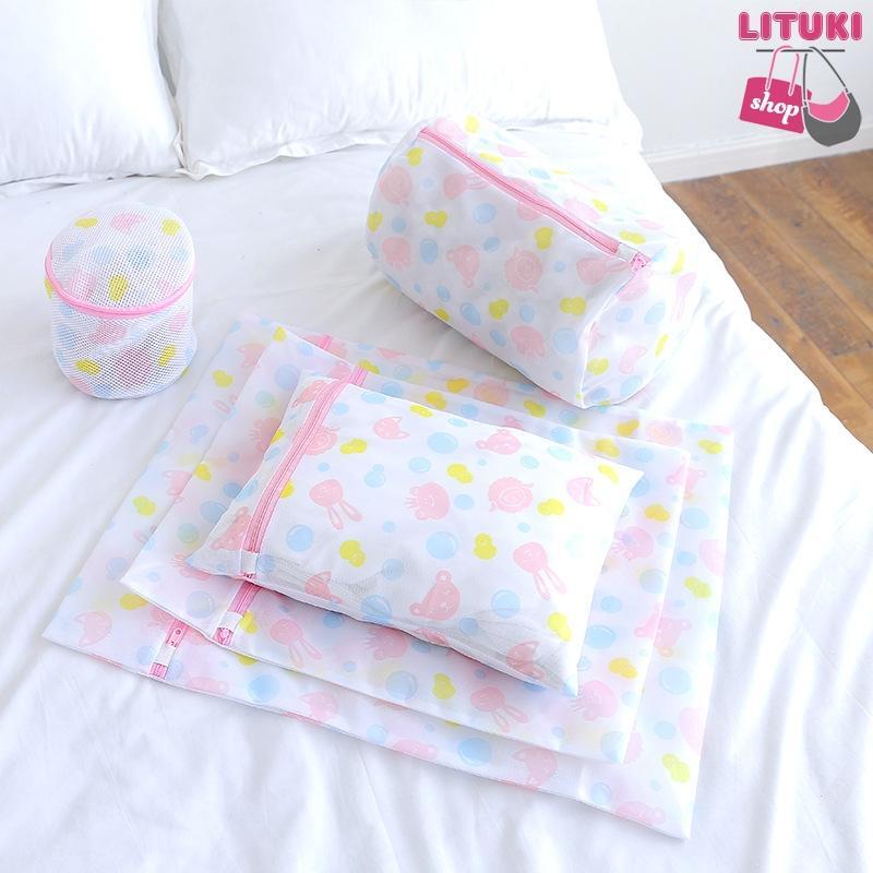Bảng giá Túi Lưới Giặt Quần Áo Loại Dày Hình Thỏ Gấu Cute LITUKI Điện máy Pico