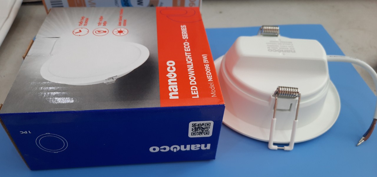 [HCM]ĐÈN LED DOWNLIGHT 9W NANOCO / ECO SERIES - NED096 / NED094 / NED093 / NED 096