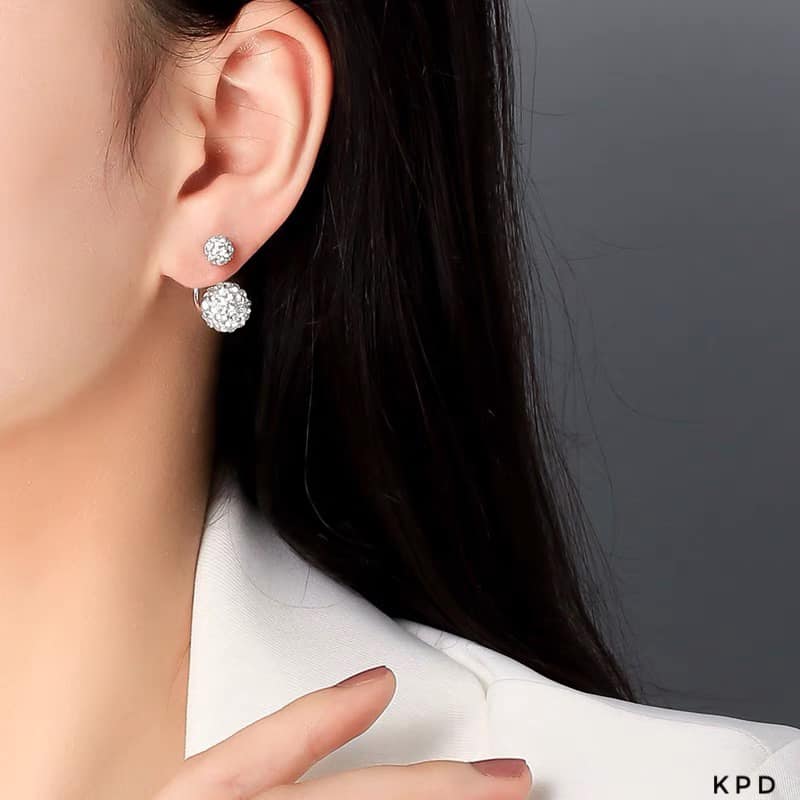 Bông tai bạc thời trang chất liệu bạc s925 MS065